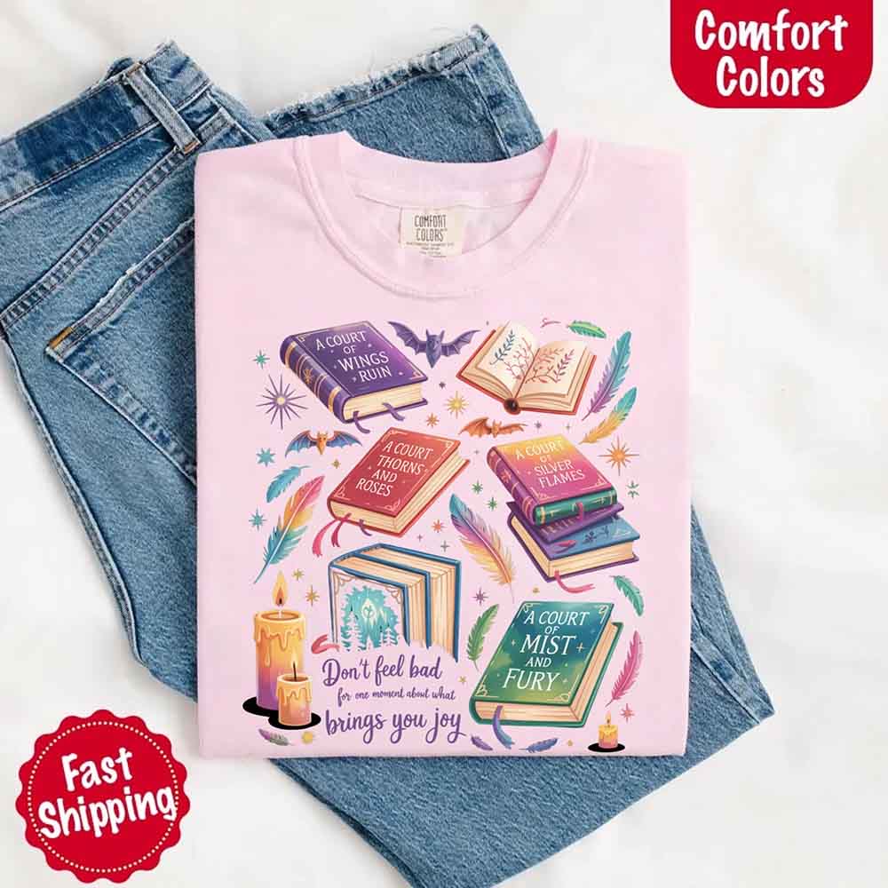 Velaris Book Lover Tee – Comfort Colors Bat Boys SJM Gift Adorb Custom Tees